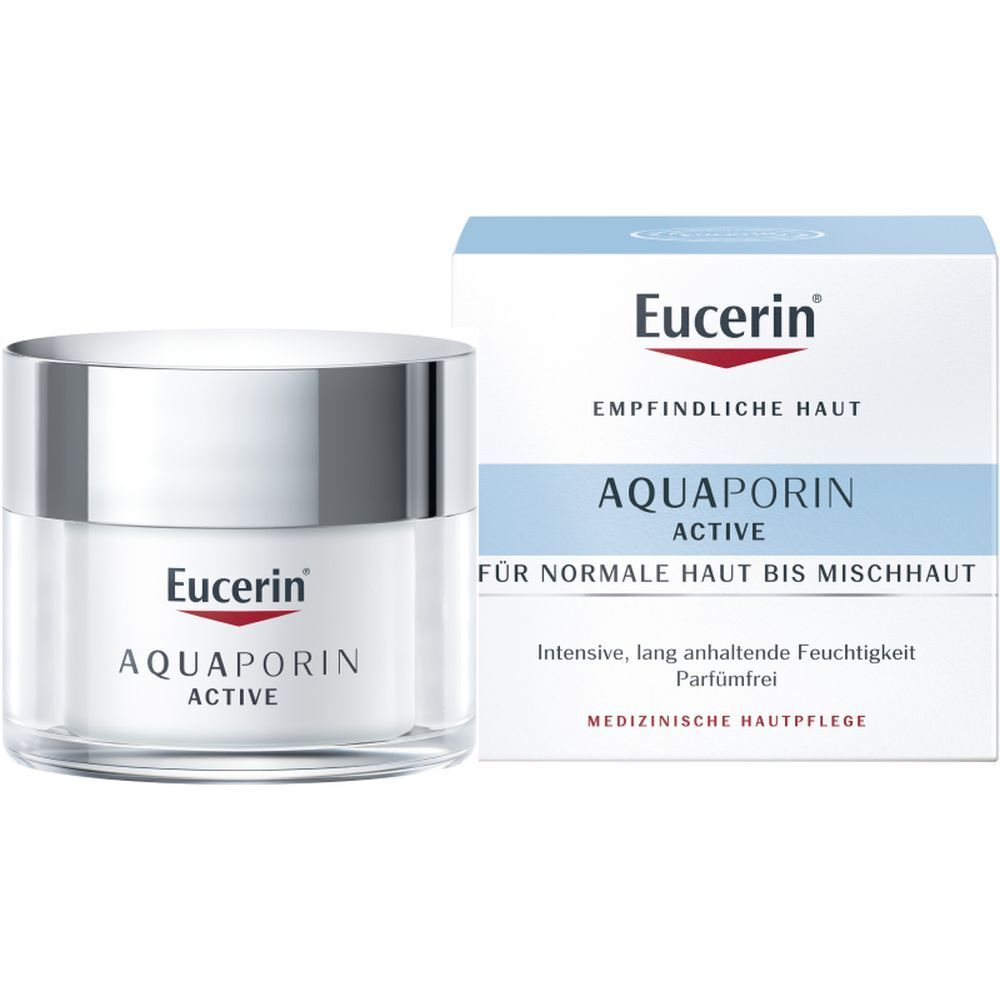 Eucerin® AquaPorin Active für normale Haut bis Mischhaut – Intensive Feuchtigkeitsversorgung