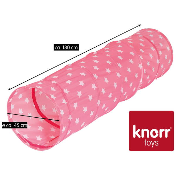 KnorrtoysKnorrtoys   Spieltunnel Pink white stars