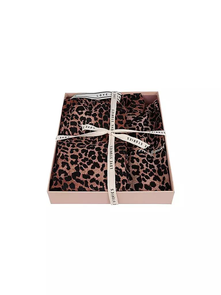 LOVE STORIES Geschenkeset Pyjama  JOE braun