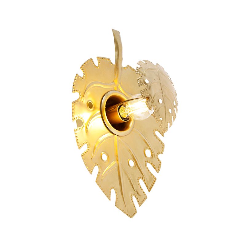 Design wandlamp antiek goud - Carballo