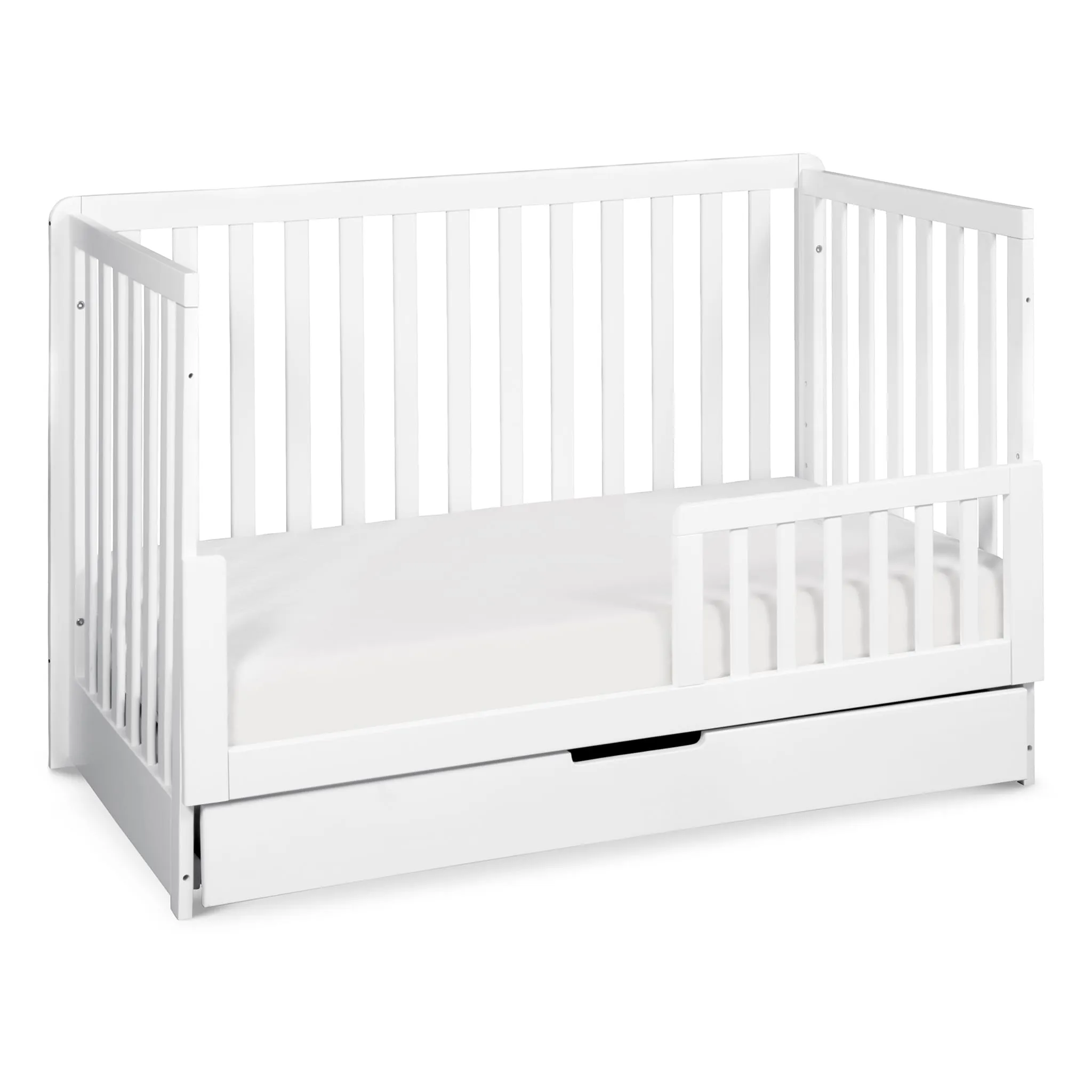 DaVinci Couchette Convertible 4-en-1 Colby avec Tiroir Gigogne - Blanc