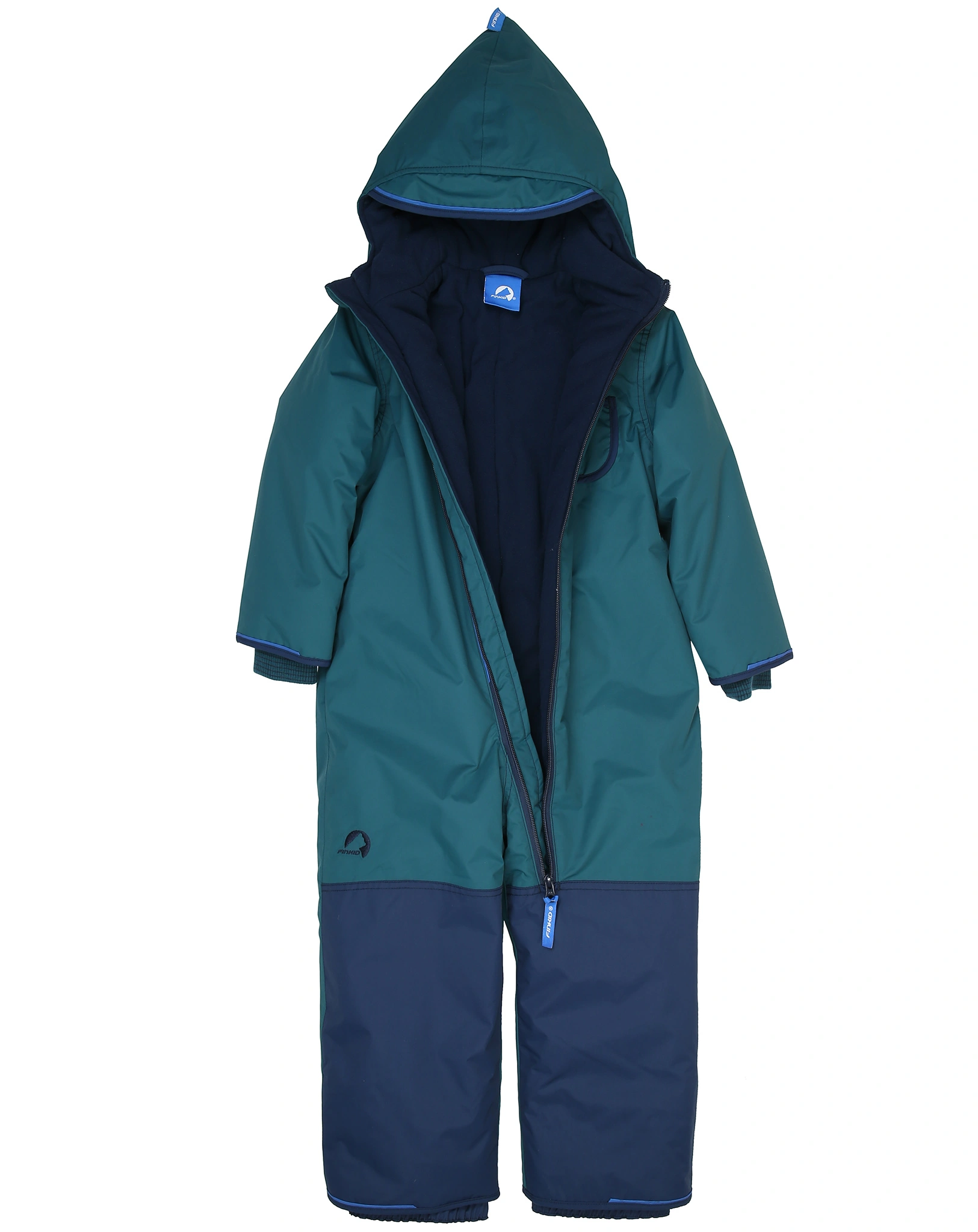 Winteroverall PIKKU WINTER SPORT mit Umschlagbündchen in deep teal/navy