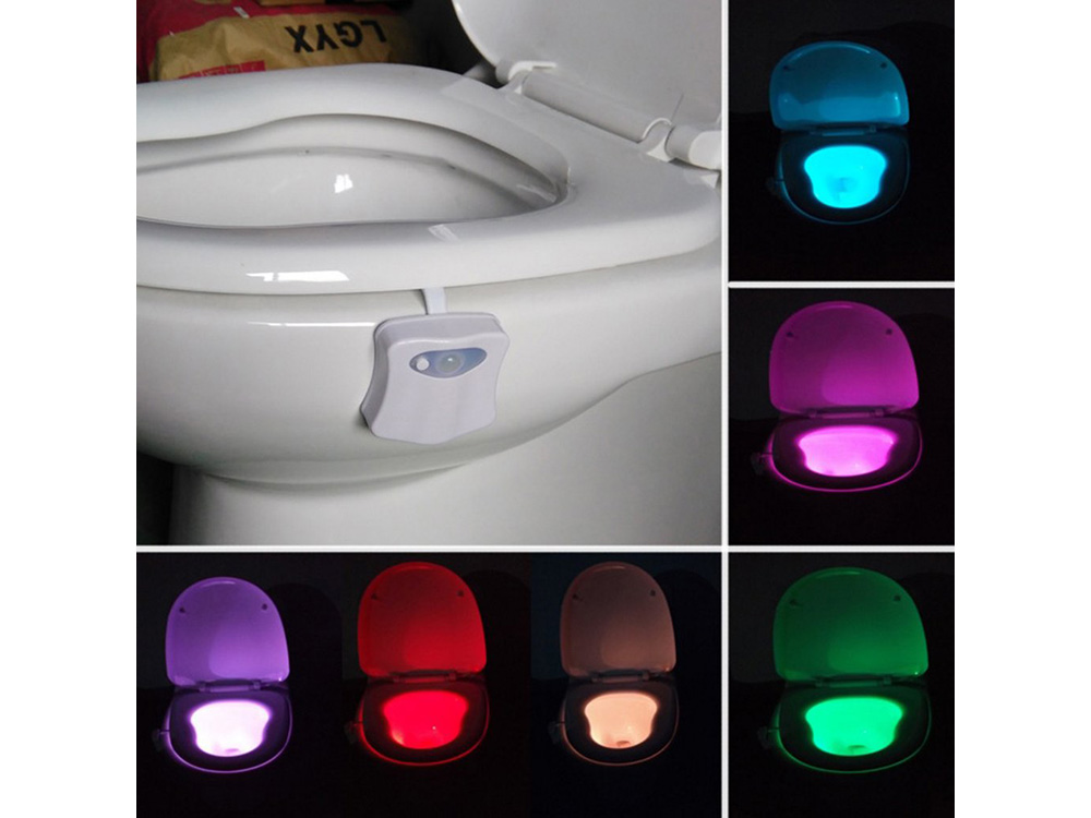 Toilettenlicht WC LED-Bewegungsmelder Dämmerung