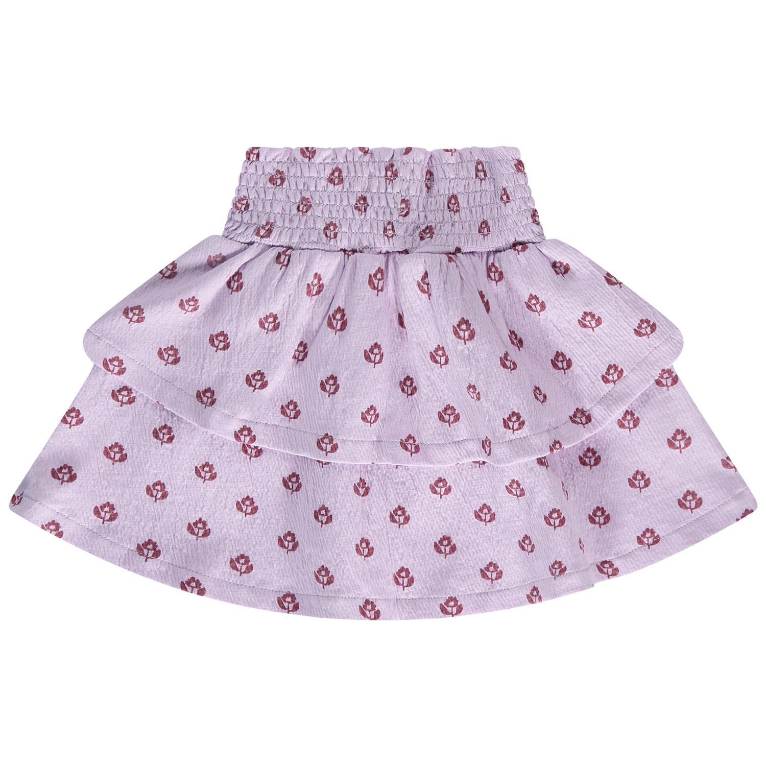 Stains & Stories peuter rok  bloemen paars