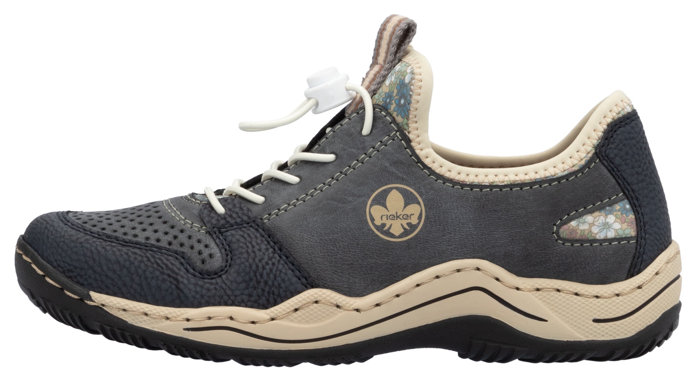 Rieker Schnürschuh  mit elastischem Gummizug
