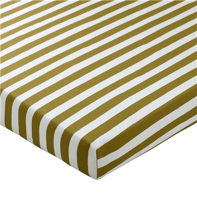 Linge de lit percale motif tulipes et rayures - BECQUET CRÉATION