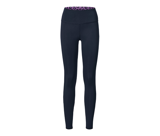 Wende-Sporttight, blau und lavendel
