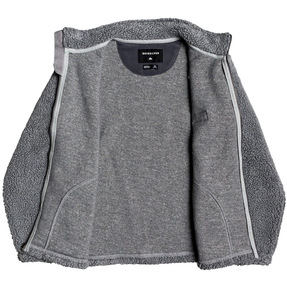 Quiksilver Bogong Gum Fleecejacke Jungen tarmac