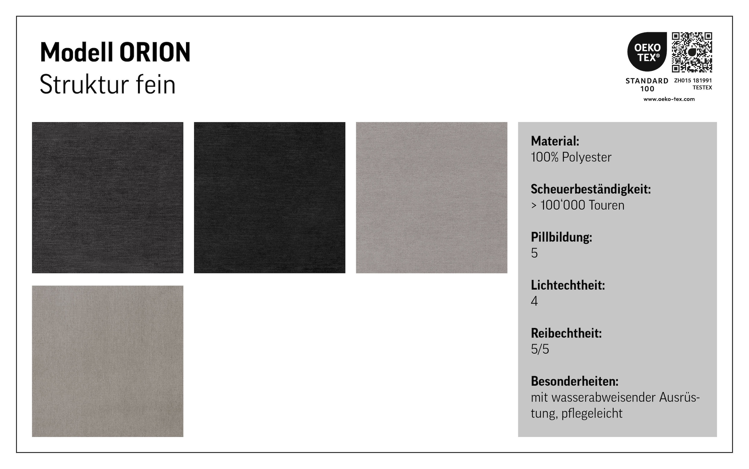 COTTA Ecksofa »Orion L-Form« mit 2x Kopfteilverstellung & 3 Nierenkissen