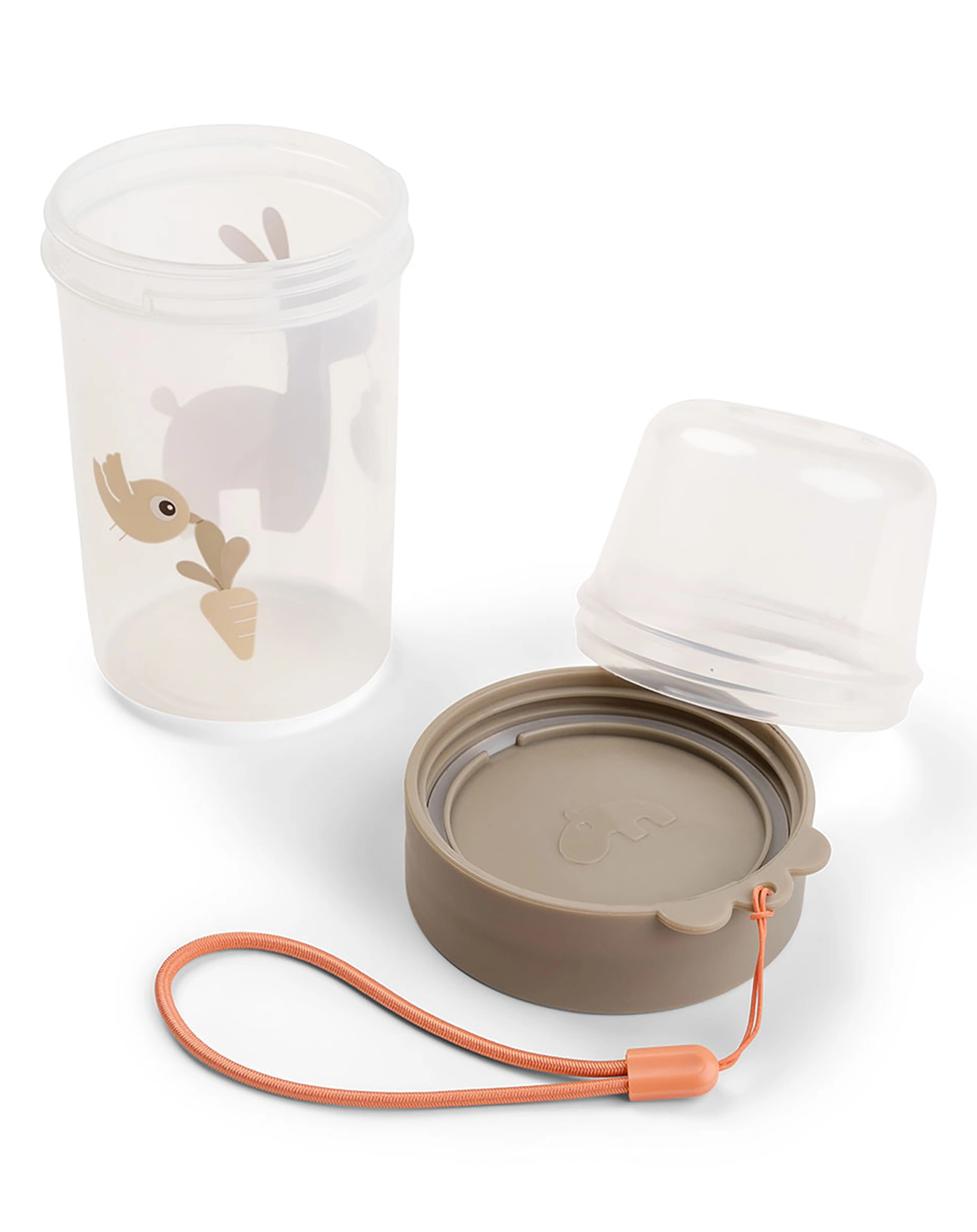 Snackbehälter TO GO - 2-WAY: LALEE (150+320ml) in sand