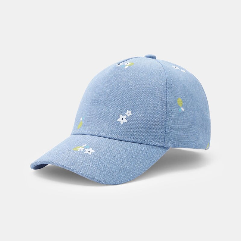 Casquette citrons bleu bébé fille Bleu