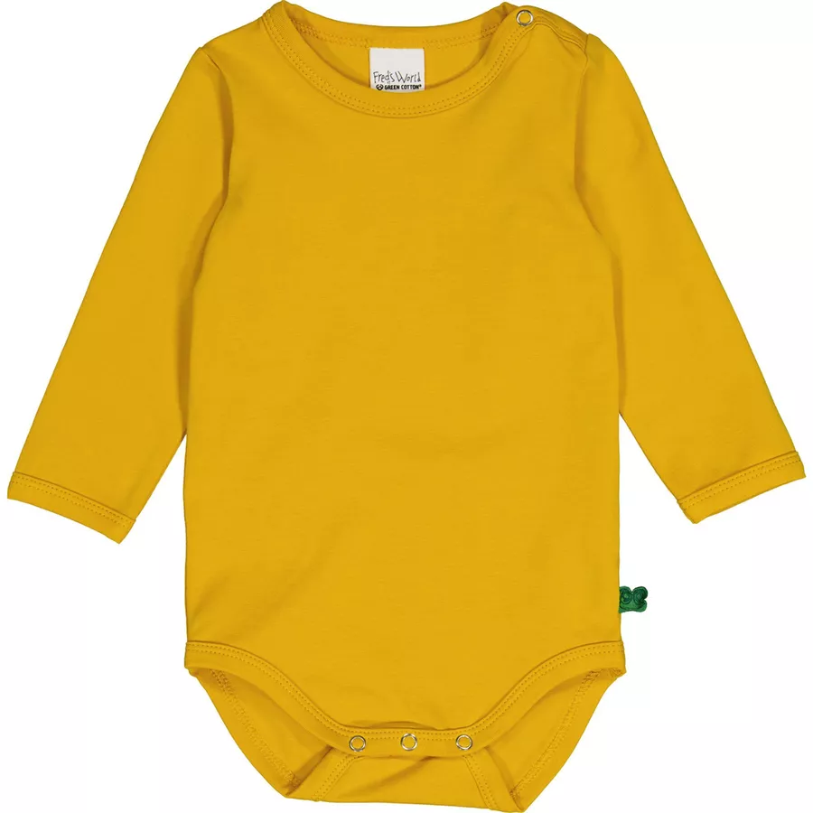 Fred's World Langarmbody 3er-Pack AquaWhiteYellow