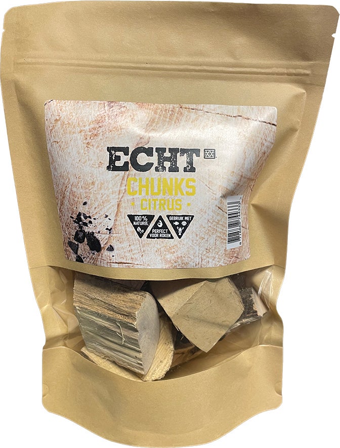 Echt rookchunks citrus 500 g