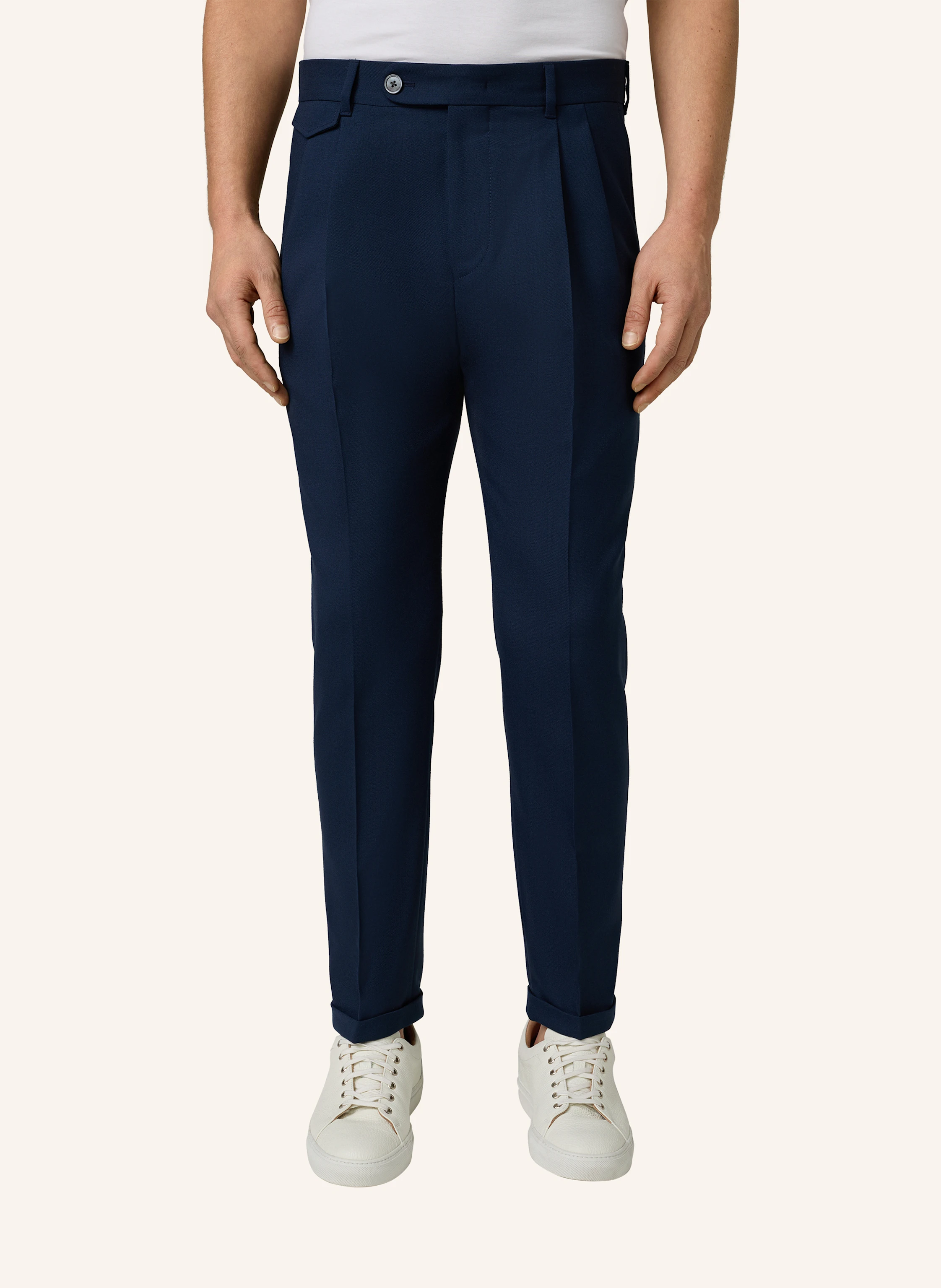 windsor. Bundfaltenhose Shaped Fit