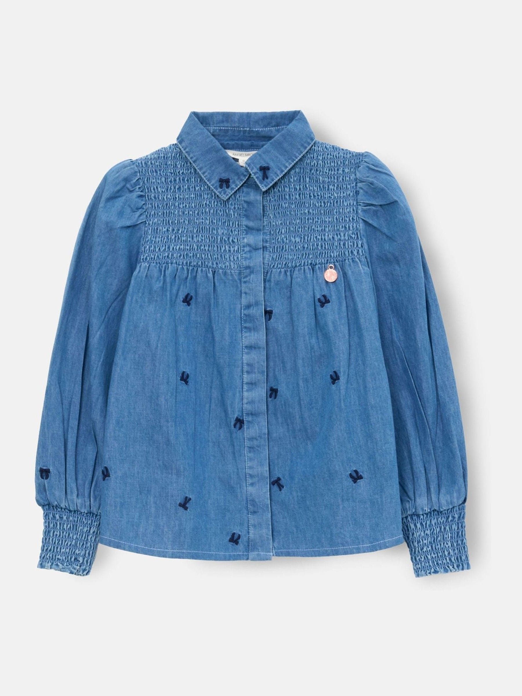 Angel & Rocket Myla Embroidered Denim Shirt