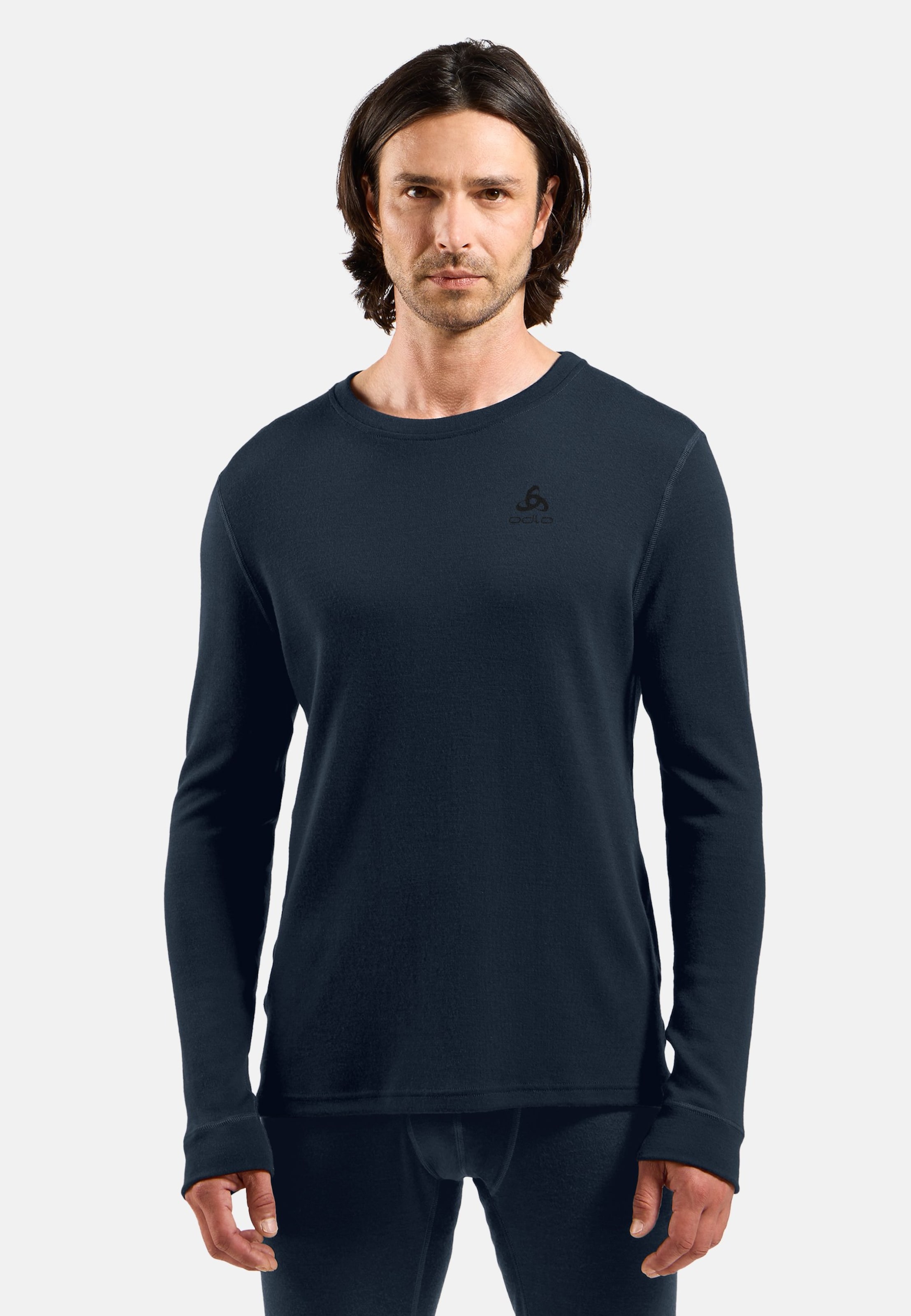 Natural Merino 260 Base Layer Langarmshirt in dark sapphire