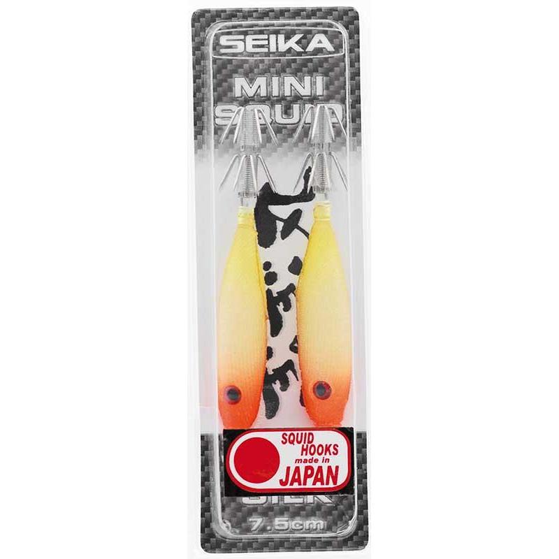 Turlutte Seika Predator Fishing Mini Squid Soft Silk - 7.5Cm