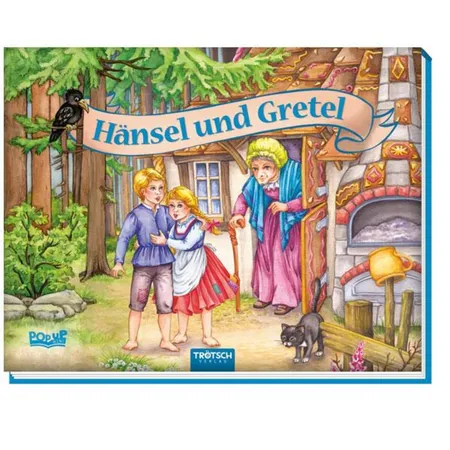 Trötsch Mini Pop up Buch Hänsel & Gretel
