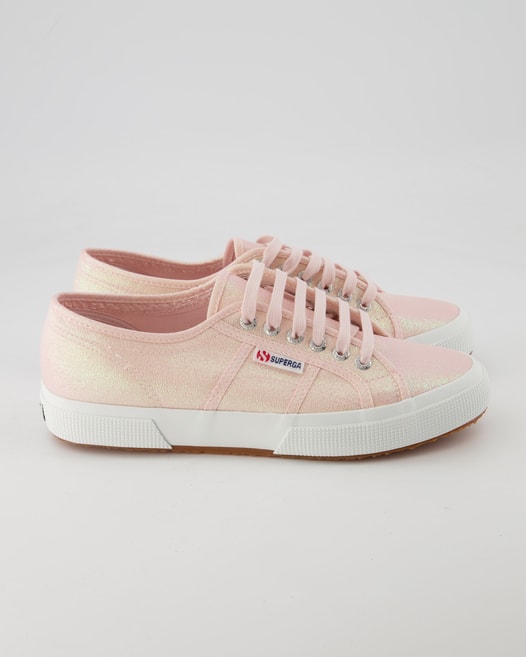 Superga 2750-Lame Schnürschuhe in Rosa