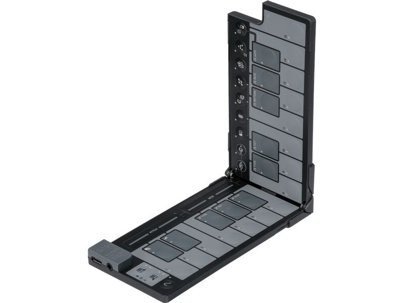 Korg Keyboard Controller nanoKEY Fold Black Faltbares Mini-MIDI-Keyboard