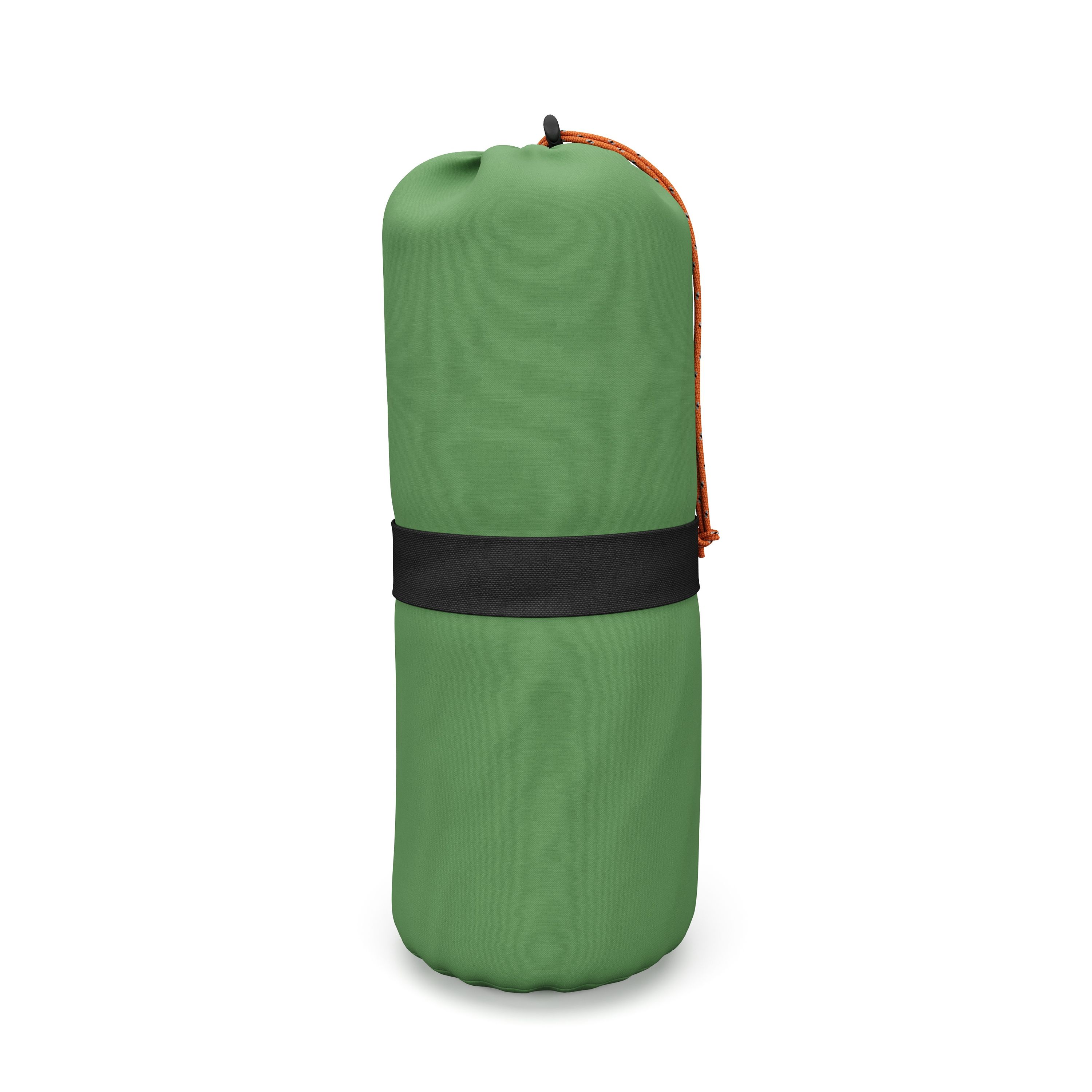 Campingmatte mit Kissen 195 x 60 x 5 cm grün