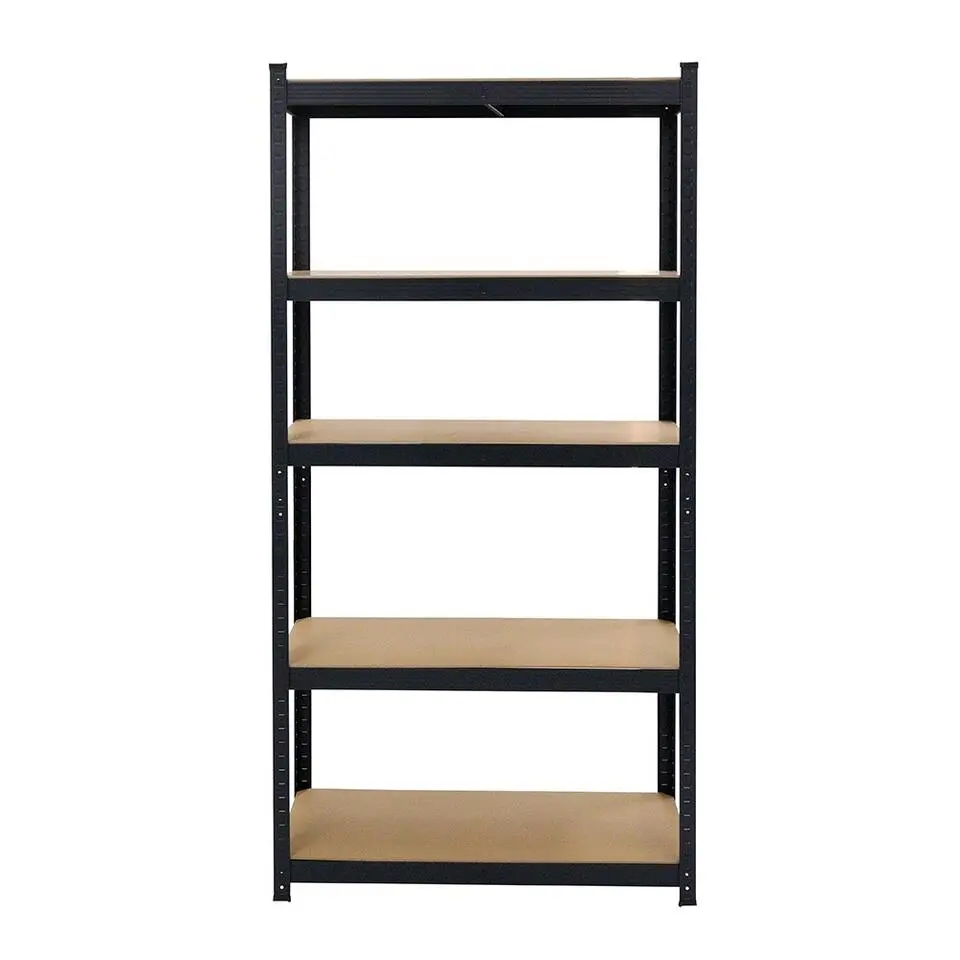 Stellingkast / Magazijnstelling - Zwart - 5 planken