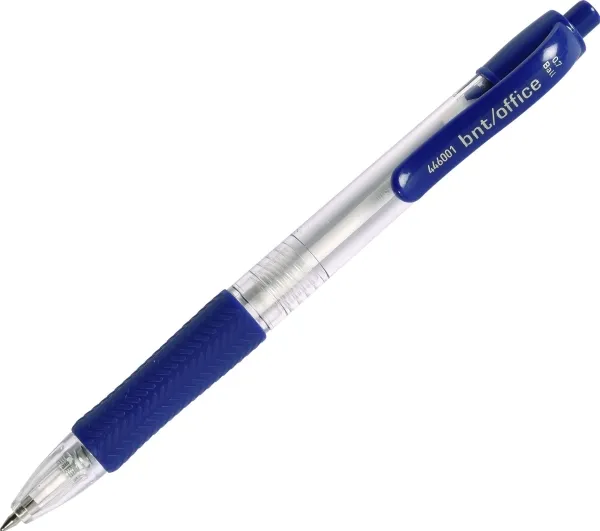 Kuglepen BNT Office 0,7 mm blå med trykknap - (50 stk.)