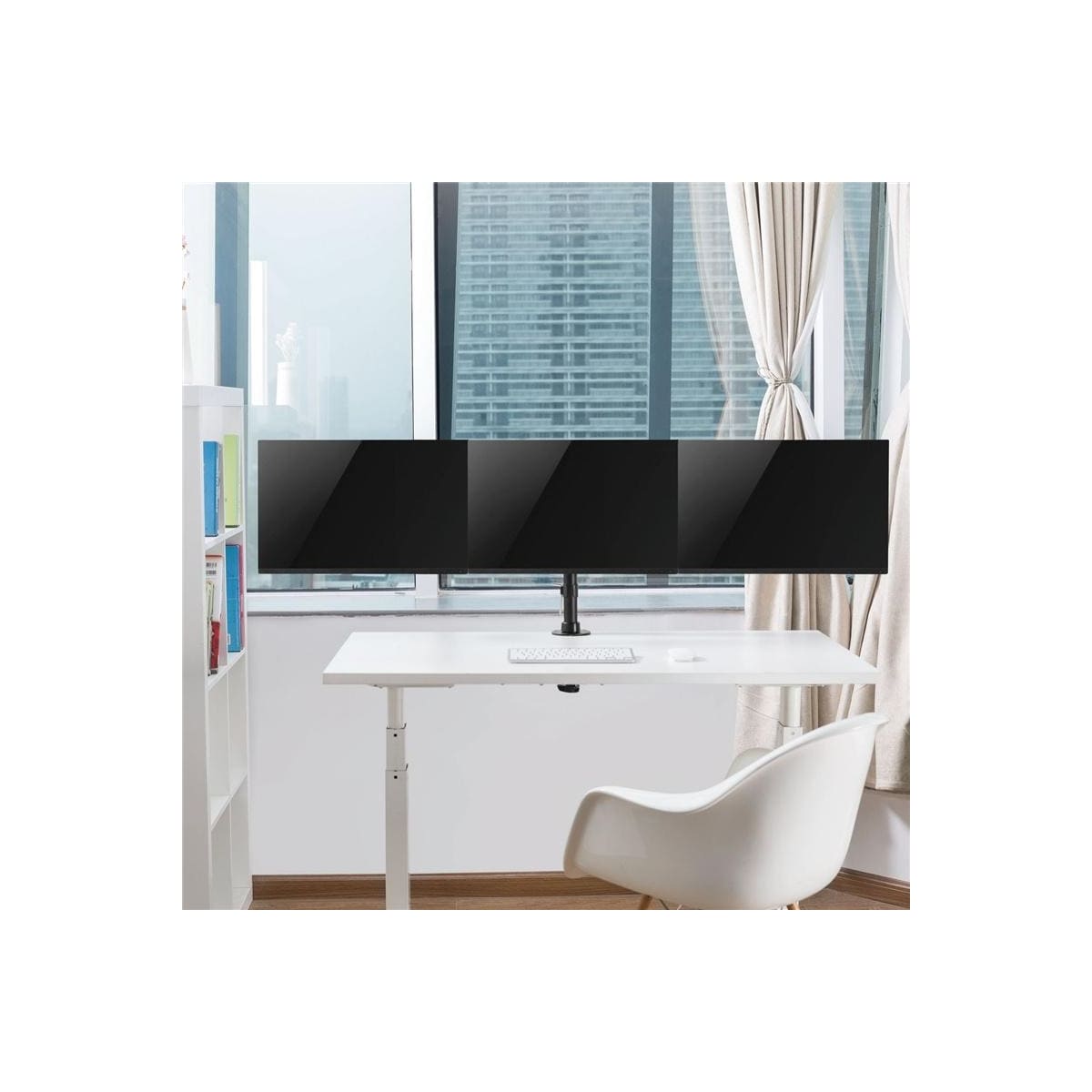 LogiLink Monitorarm trippel 13-27