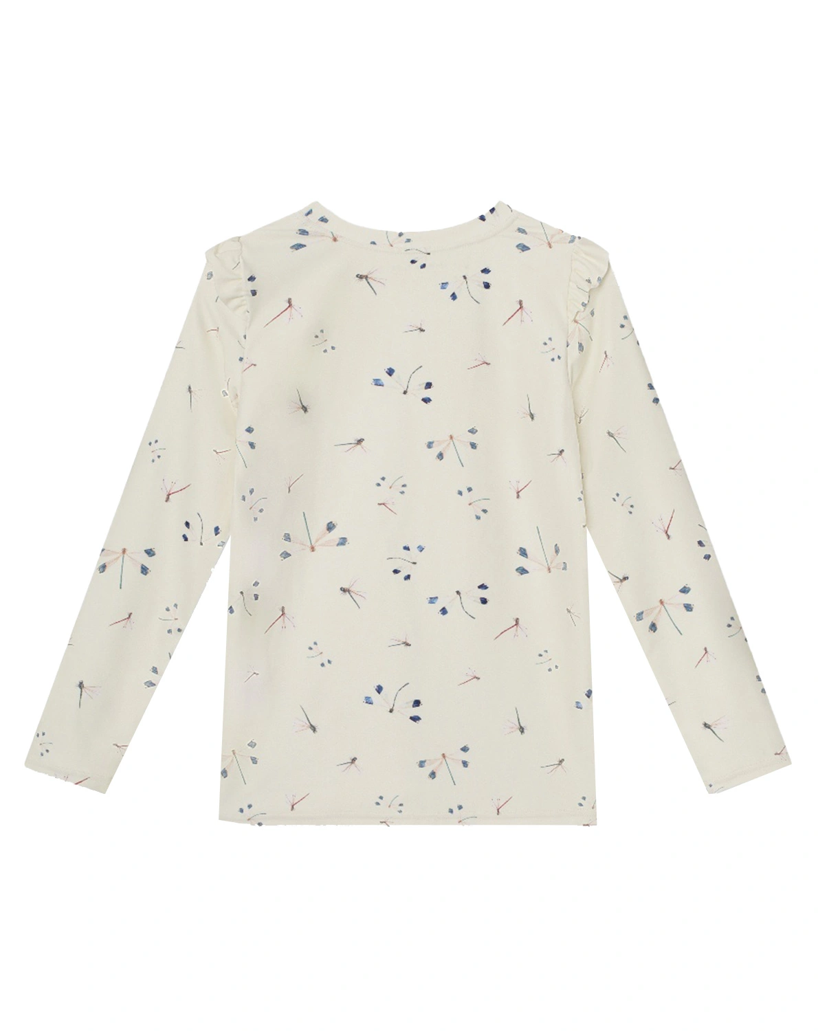 Langarm-Badeshirt MATGANILLA DRAGONFLIES in gelb