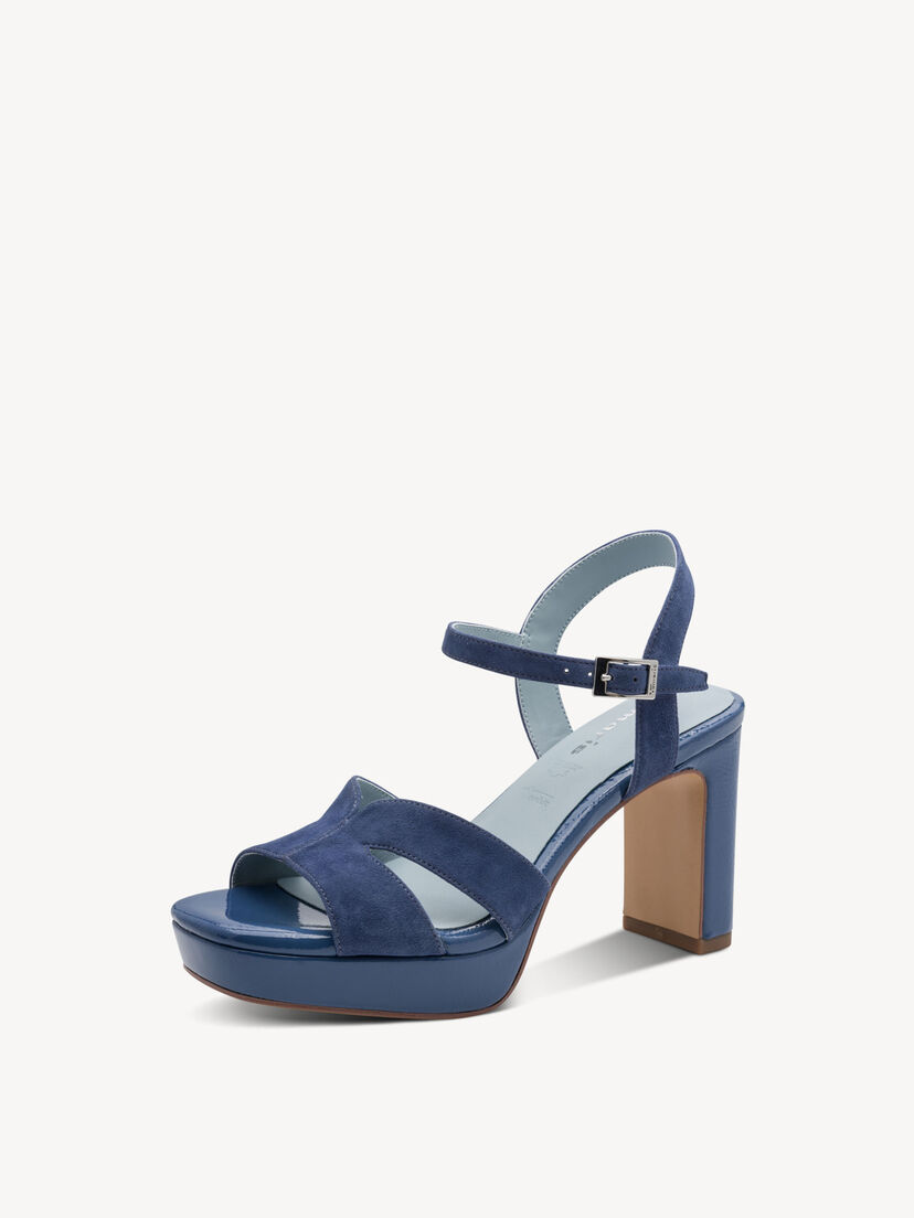 Leren Sandaaltje - blauw