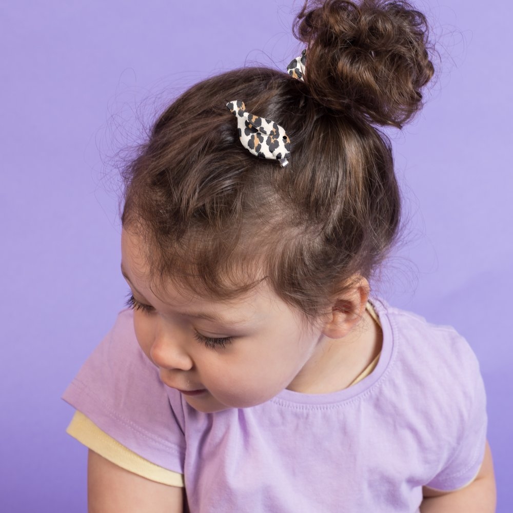 Barrette Mésange Leopard