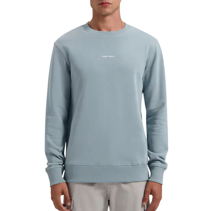 Pure Path Liquid Metal Logo Sweater Heren