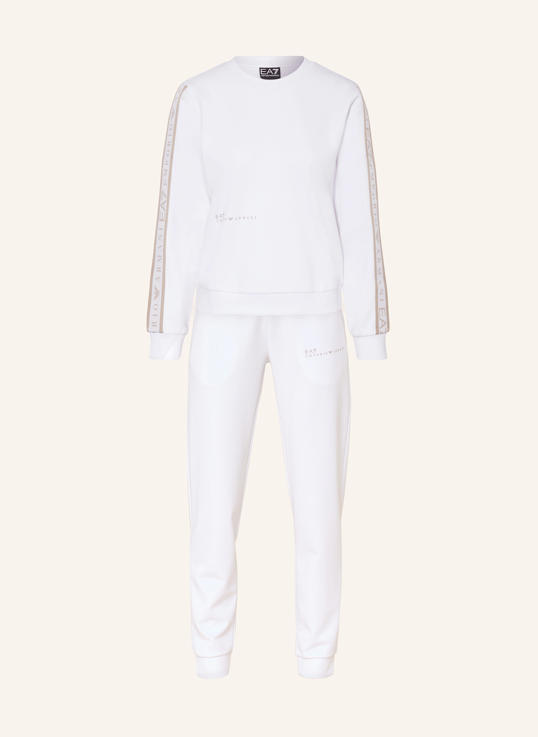 EA7 EMPORIO ARMANI Set: Sweatshirt und Sweatpants NATURAL VENTUS7