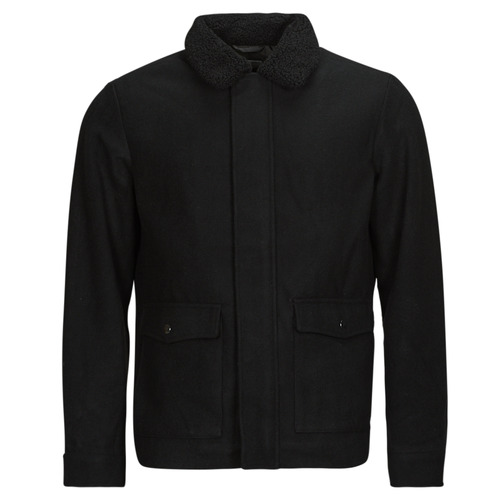 Jack & Jones - JJZAC WOOL JACKET - Noir