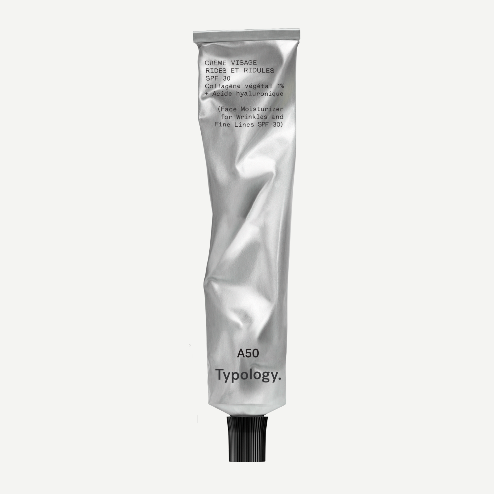 A50 - Crème visage rides et ridules SPF 30<br>Collagène végétal 1% + Acide hyaluronique