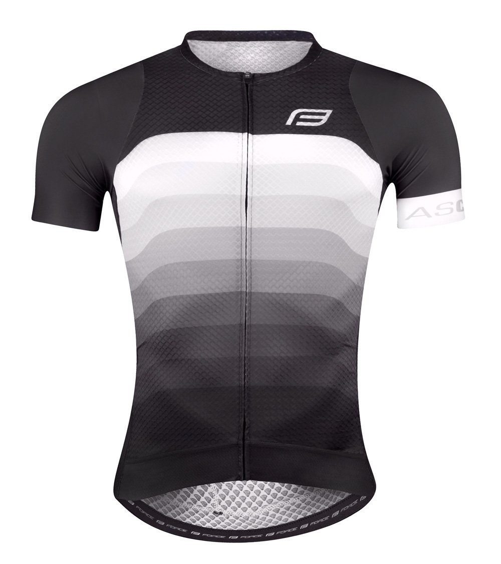Force Ascent Jersey Sort/Hvid