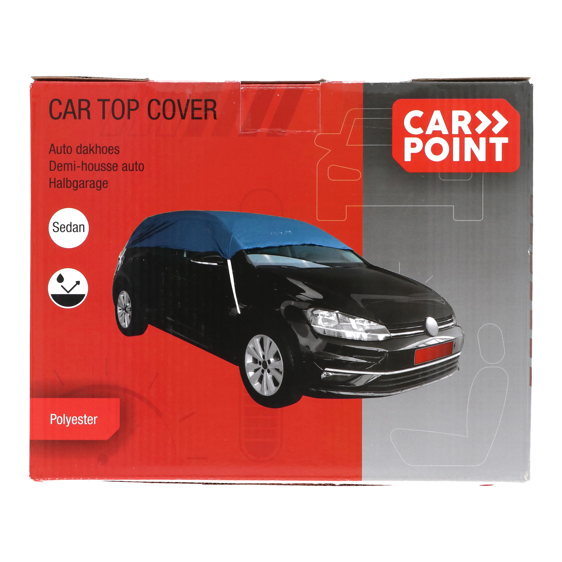 Carpoint Polyester dakhoes L - 266 x 160 x 33 cm