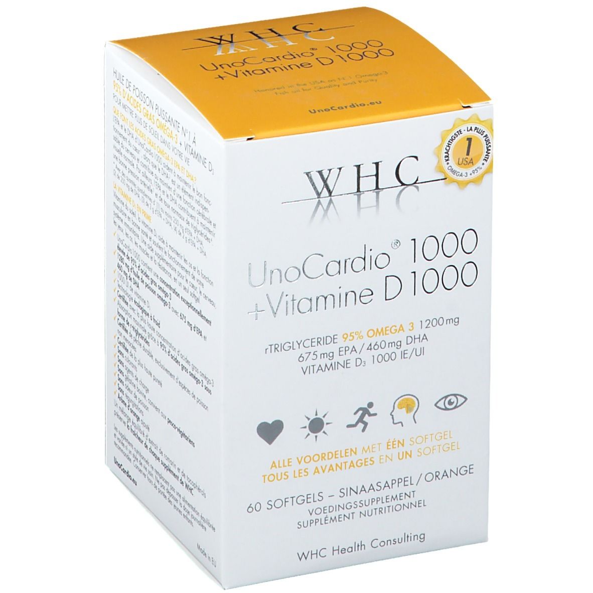 WHC UnoCardio® 1000 + Vitamin D 1000