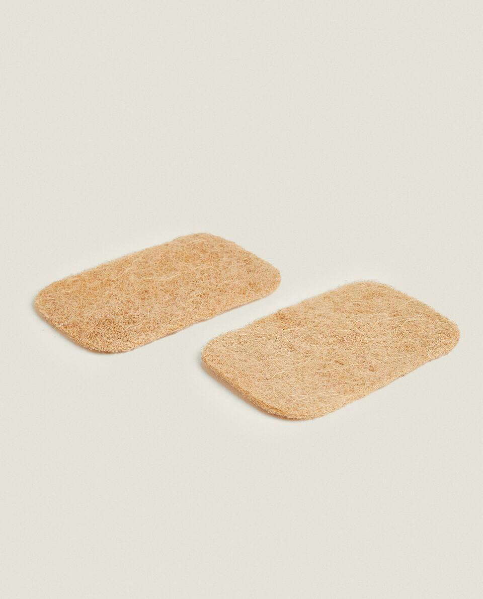 ESPONJAS MULTIUSO DE CELULOSE E FIBRA (PACOTE COM 2)