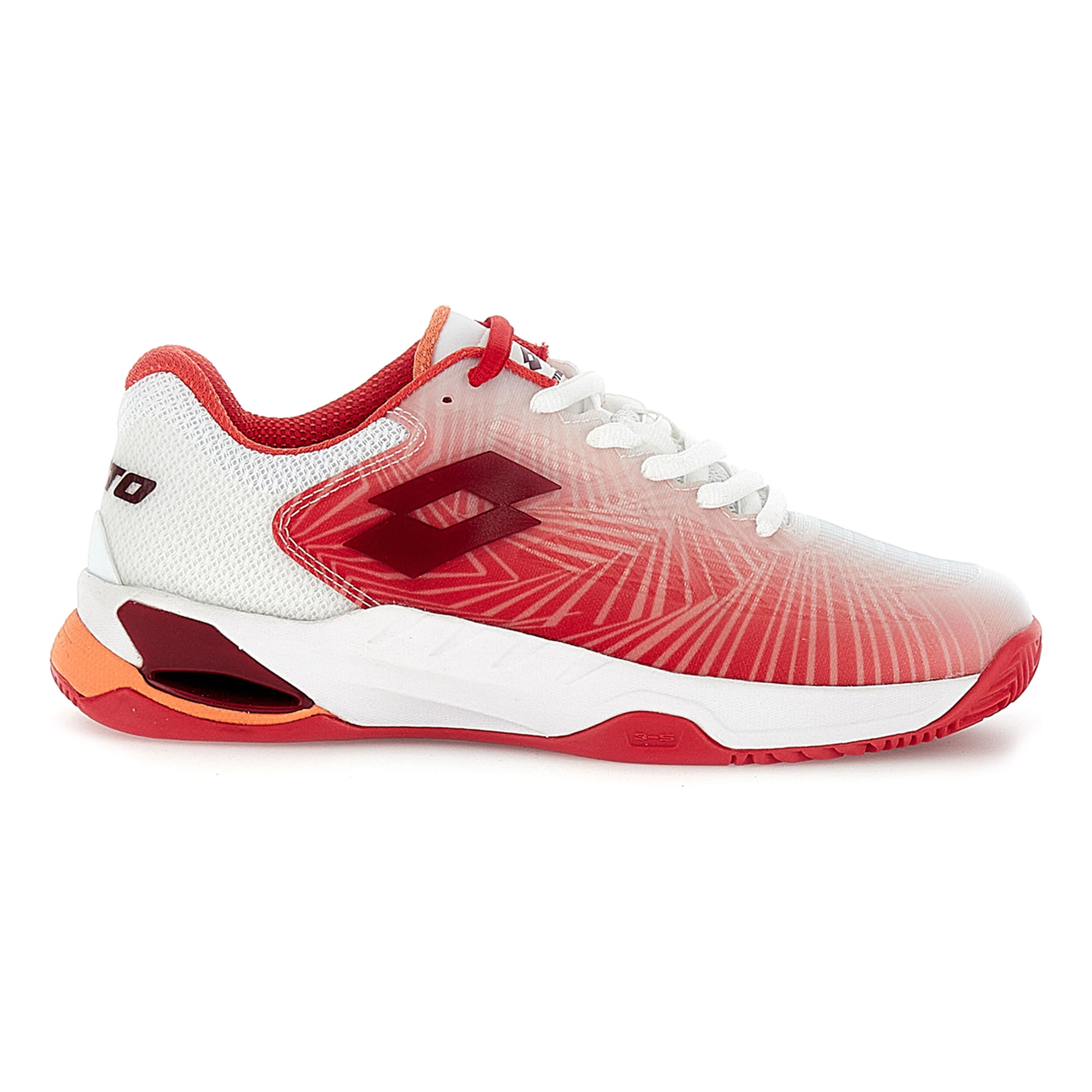 Lotto Mirage 100 II Chaussure Terre Battue Femmes - Blanc , Rouge