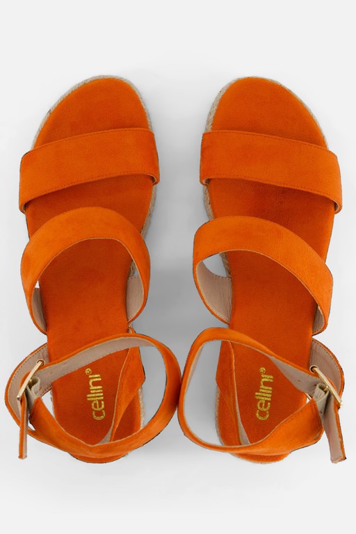 Cellini Espadrilles oranje Synthetisch