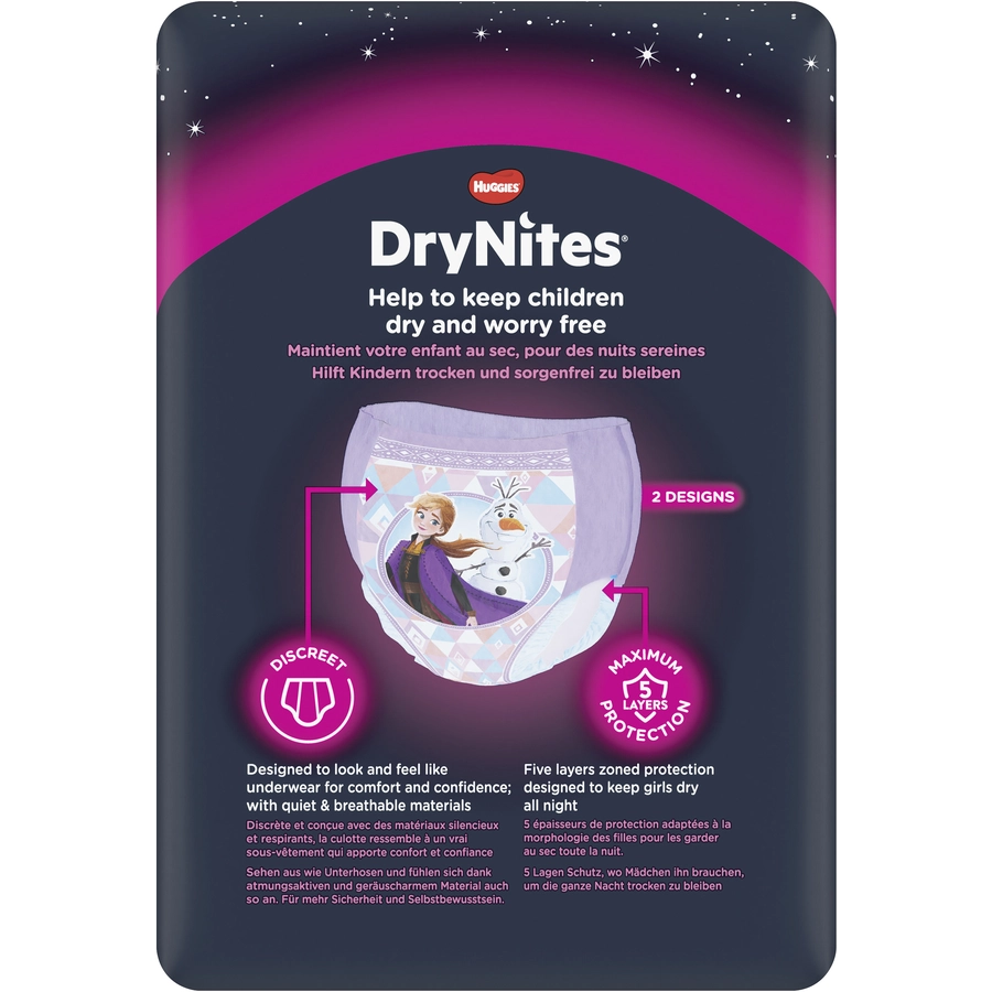 Huggies DryNites Pyjama Pants Einweg Mädchen 3-5 Jahre 3 x 10 Stück