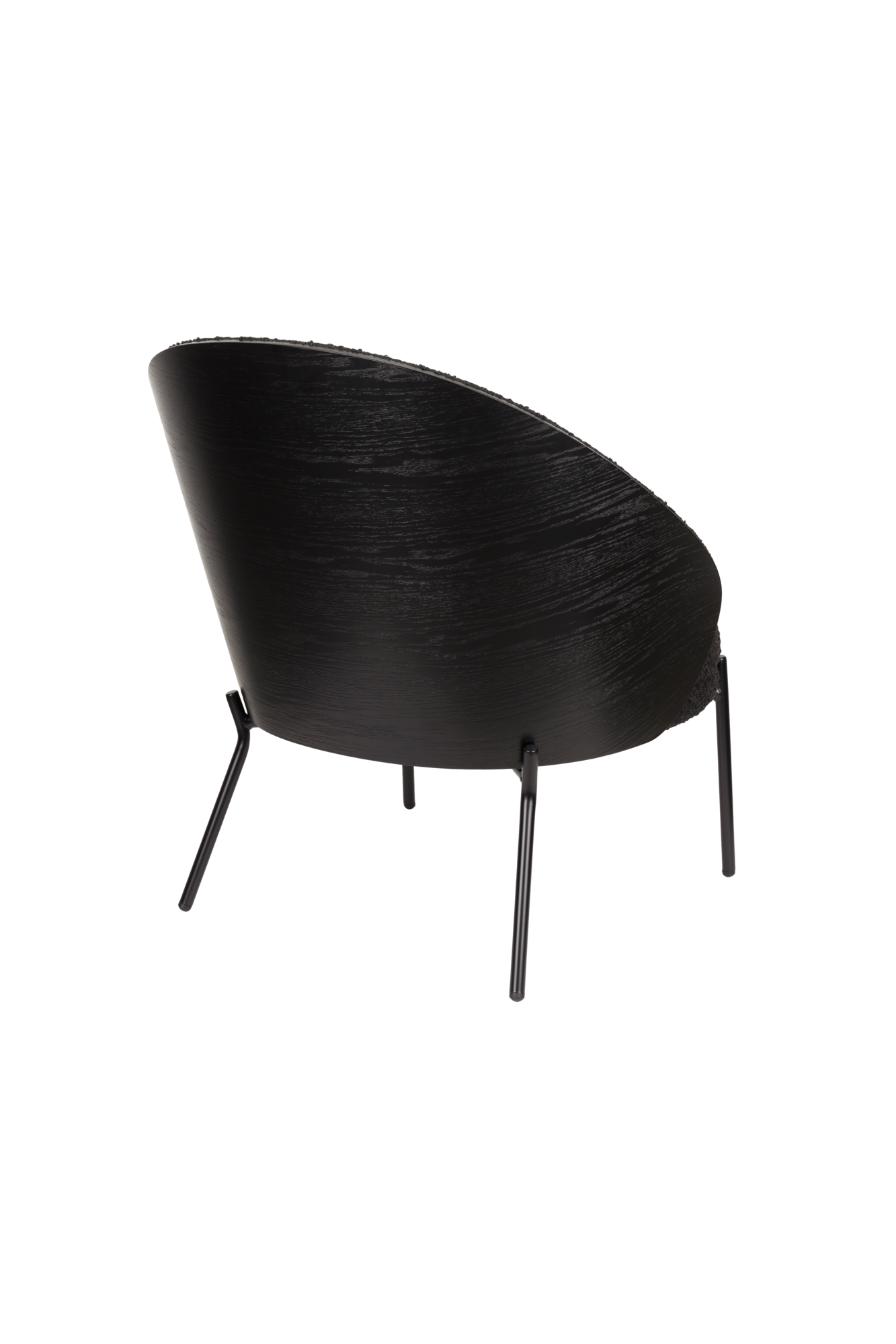 Fauteuil Rodin Bouclé zwart