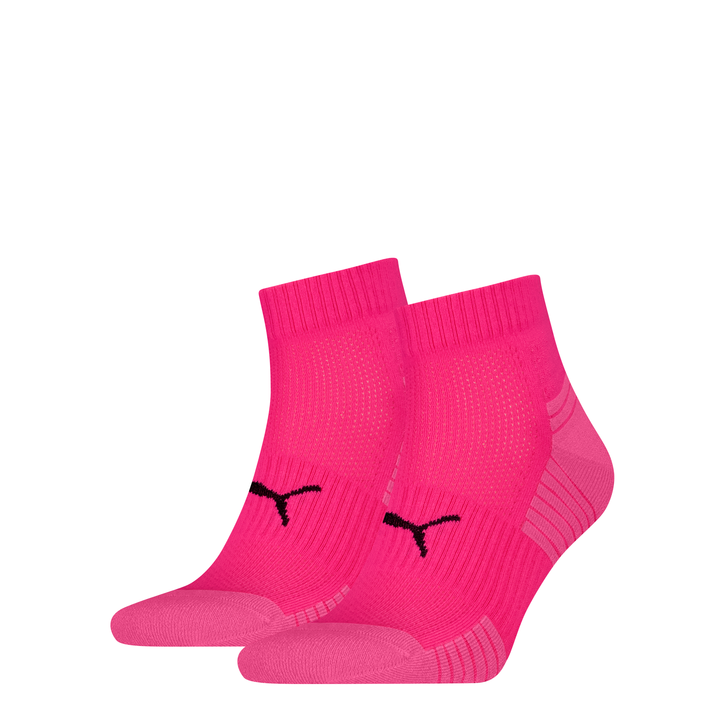 PUMA Kurzsocken »PUMA UNISEX SPORT CUSHIONED QUARTER 2P« 2 Paar,  Rippenbündchen, optimierte Dämpfung für zusätzlichen Komfort