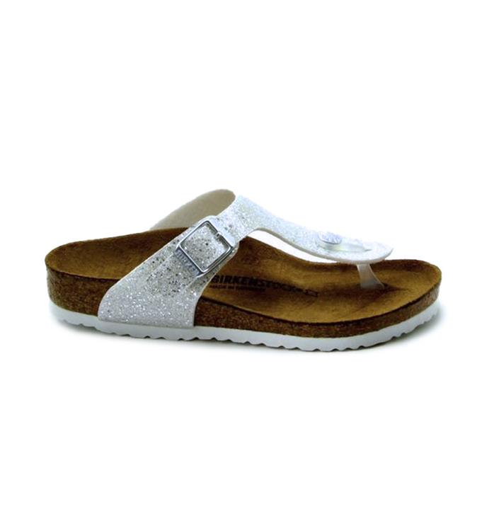 Birkenstock Gizeh Kids Cosmic Sparkle White