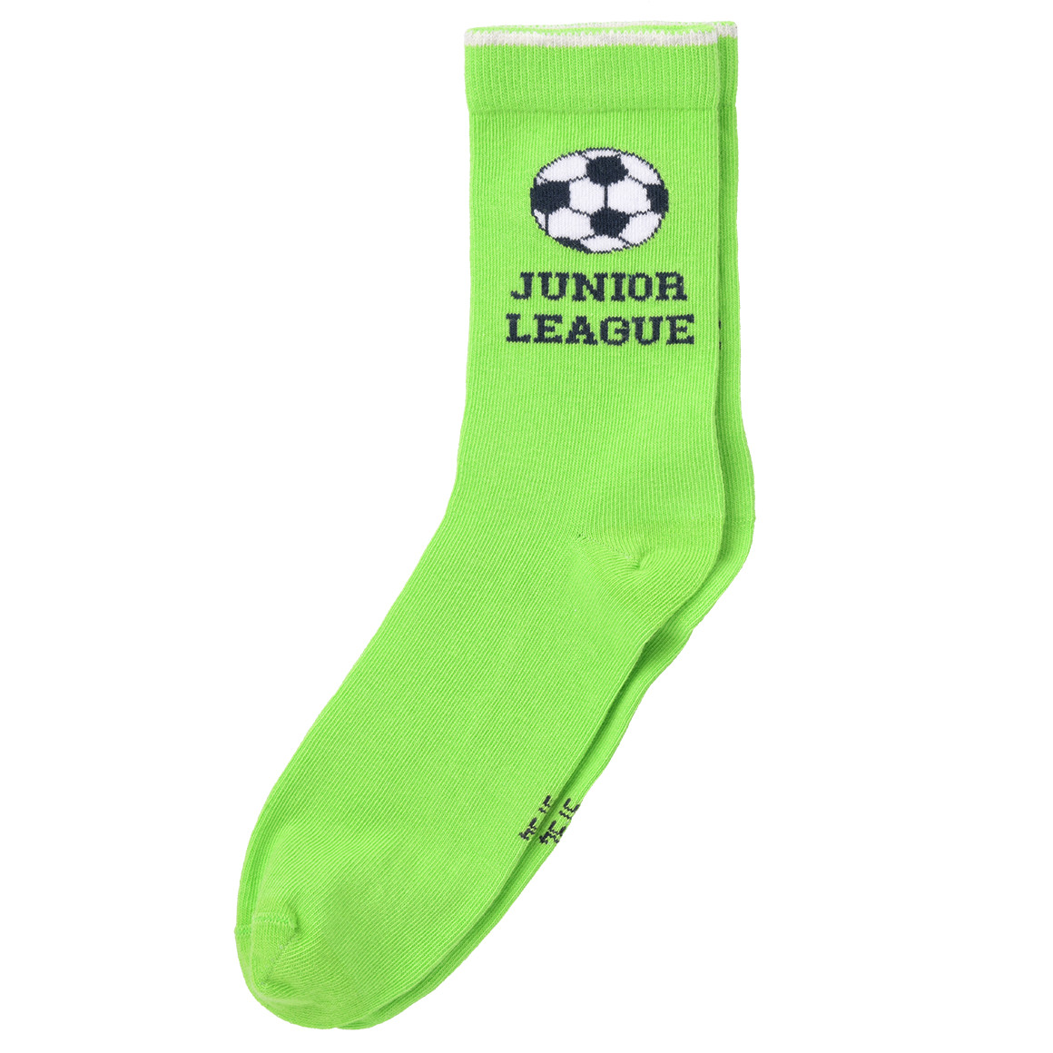 Topolino 3 Paar Jungen Socken mit Fußball-Motiven hellgrau / hellgrün