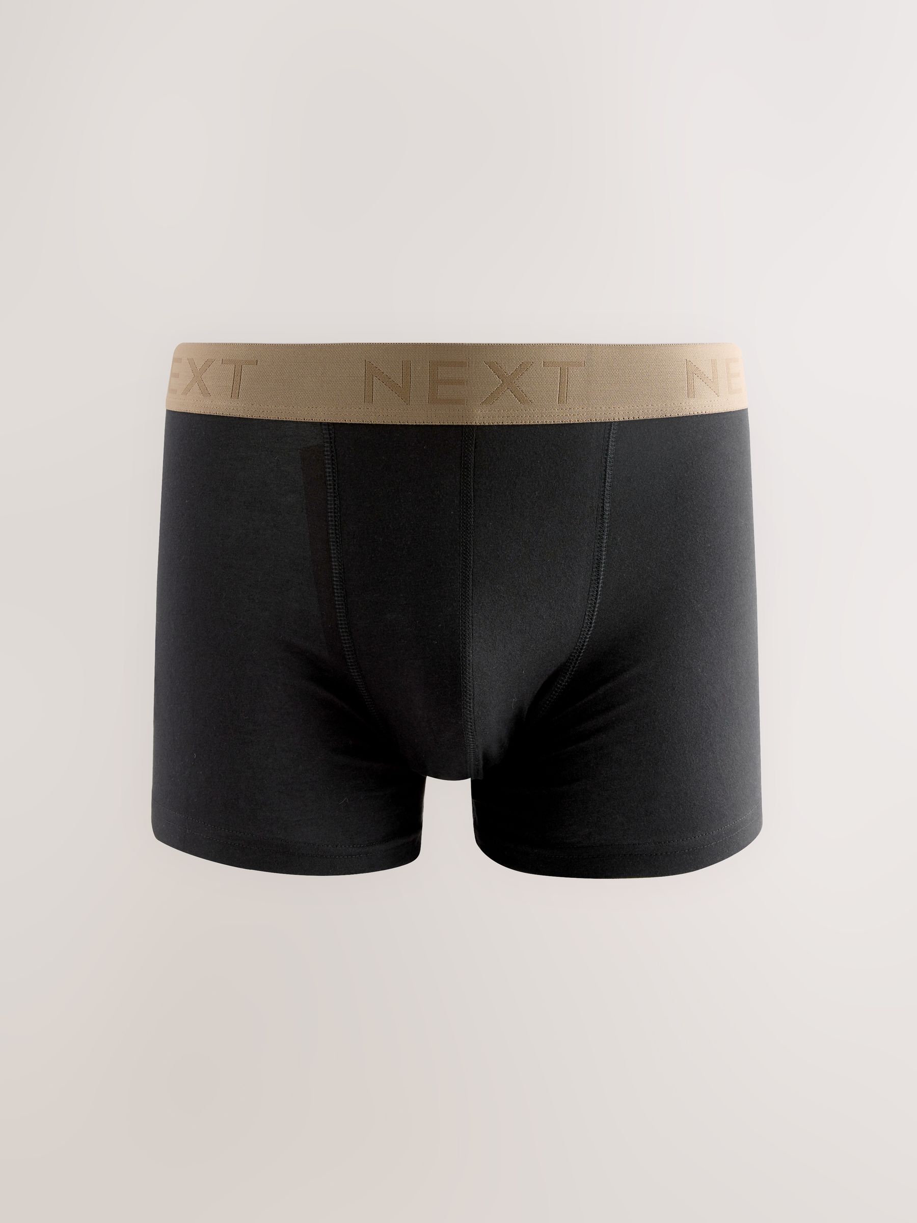 Zwarte neutrale tailleband - Verpakking van 5 trunks boxer