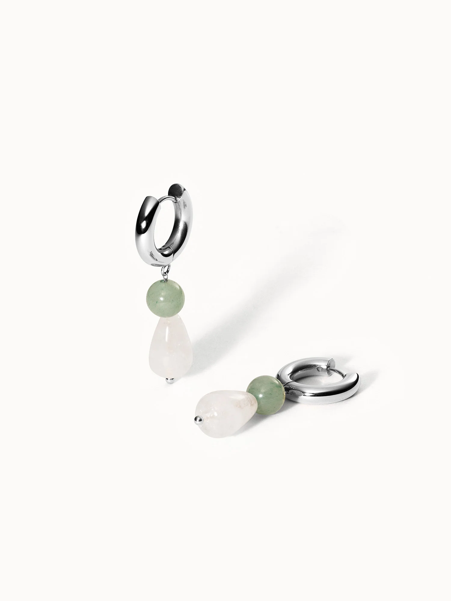 Clear Quartz Drop Ohrringe - PURELEI