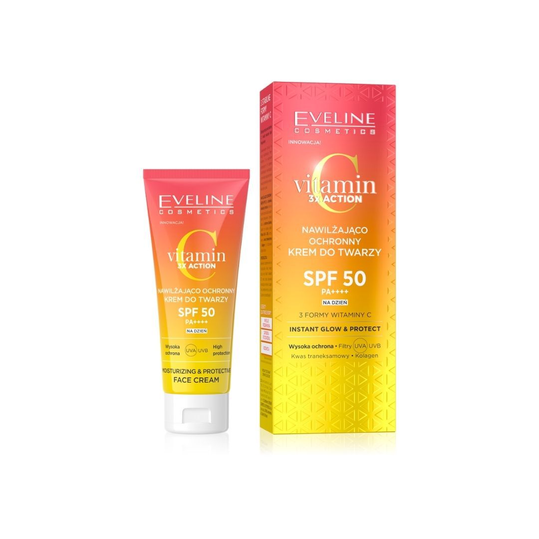 Creme de Rosto Vitamina C x3 Action - Hid&Prot SFP50 - 30ml