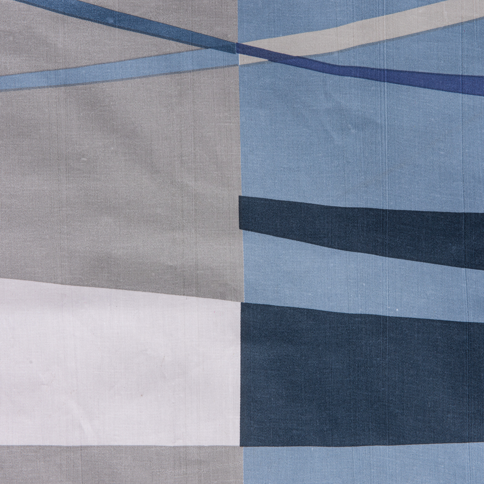 Bettwäsche Satin Wellenmuster 50x70 Kissenbezug